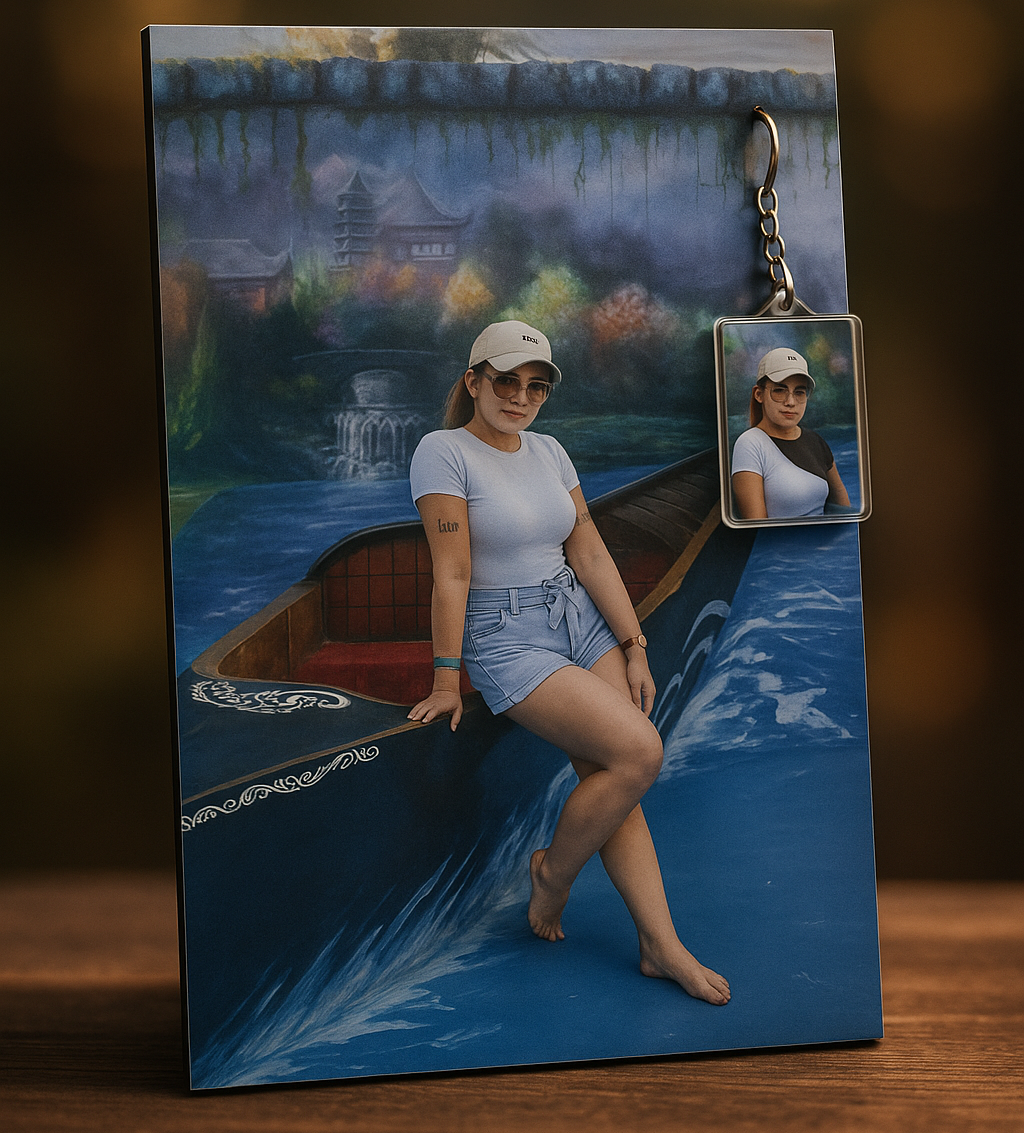 Premium A4 Sintra Board Print + FREE Photo Keychain